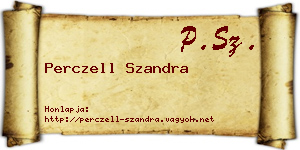 Perczell Szandra névjegykártya